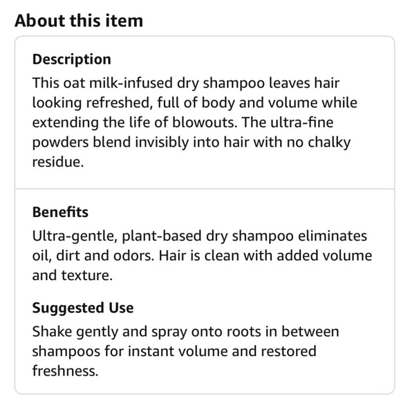 Klorane Dry Shampoo With Oat Milk Ultra Gentle Cleans Without Water - Picture 4 of 5